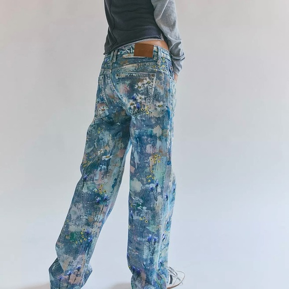 NWT Free People We The Free Tennessee Low-Rise Illusions Jeans - Picture 3 of 14